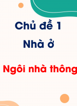 Chủ đề 1 - Bài 3 Ngôi nhà thông minh